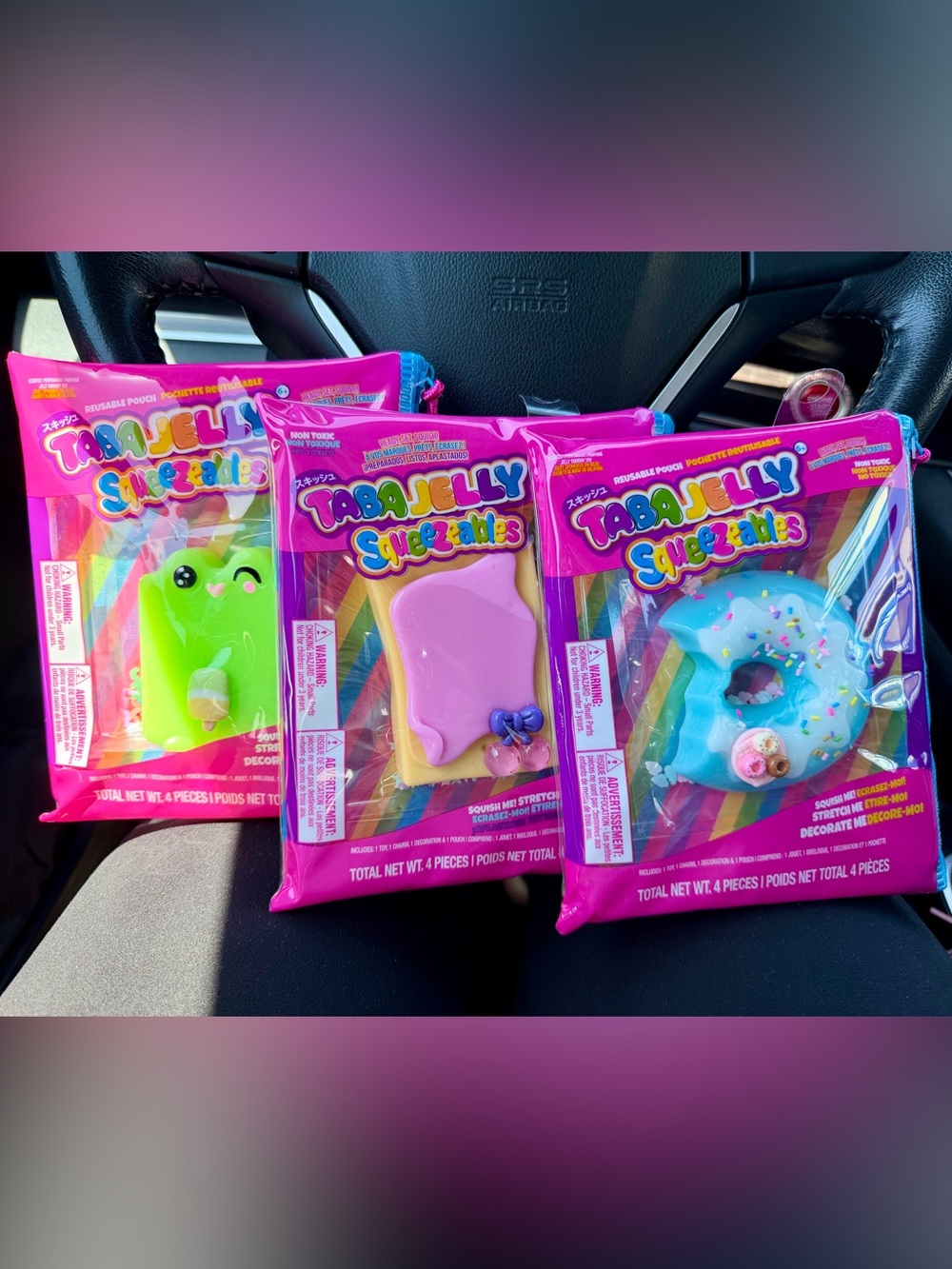 TABA JELLY Sqeezeables (Price of for all 3)